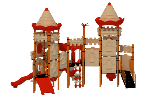 Kale Temalı Oyun Grubu B-200 PRK-204 | Temalı Metal Oyun Grupları | Erse Kent Mobilyaları